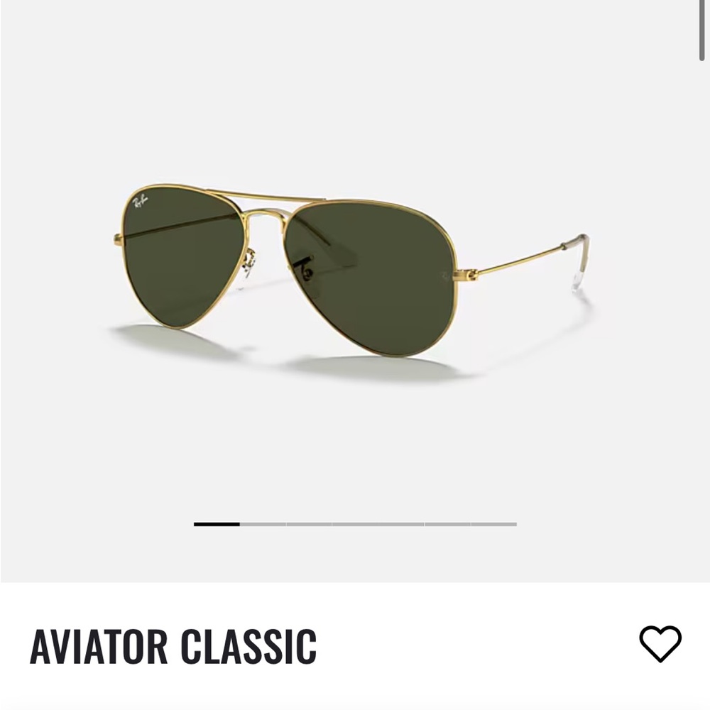 RB3025 Classic Aviators G-15 Green